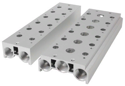 Пневмоплита 400M-6 мест. для распределителей 4V400 Пневмоплита 400M-6 мест. для распределителей 4V400