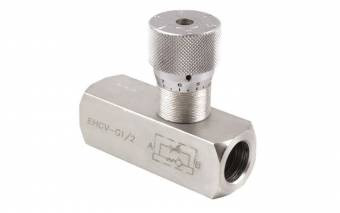 Дроссель c обратным клапаном EHCV38 (G3/8" BSP)